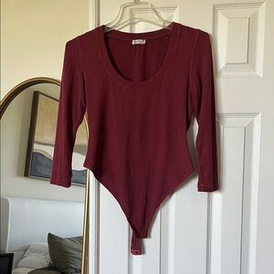 Intimately by free people 3/4 sleeve body suit